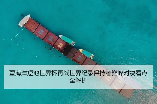 覃海洋短池世界杯再战世界纪录保持者巅峰对决看点全解析